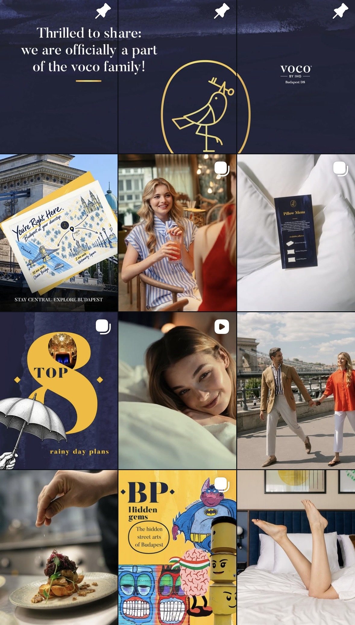 voco Budapest D8 Instagram feed
